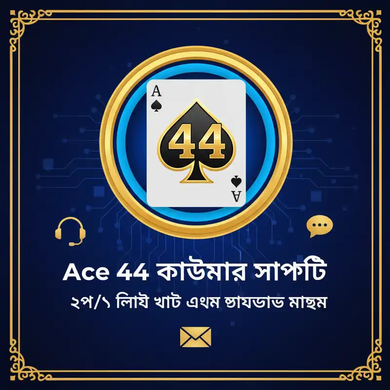 Ace 44 কাস্টমার সাপোর্ট সাপোর্ট টিম যোগাযোগ